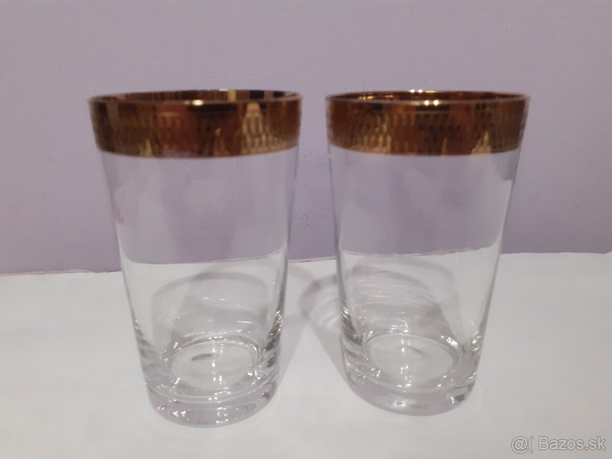 sklenené poháriky - 2