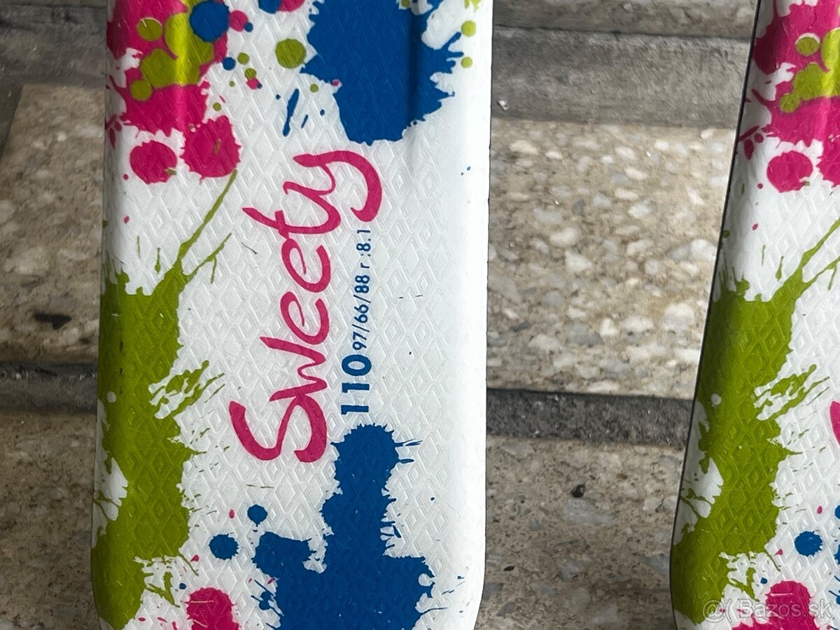 Detske lyze 110 s lyziarkami - 2