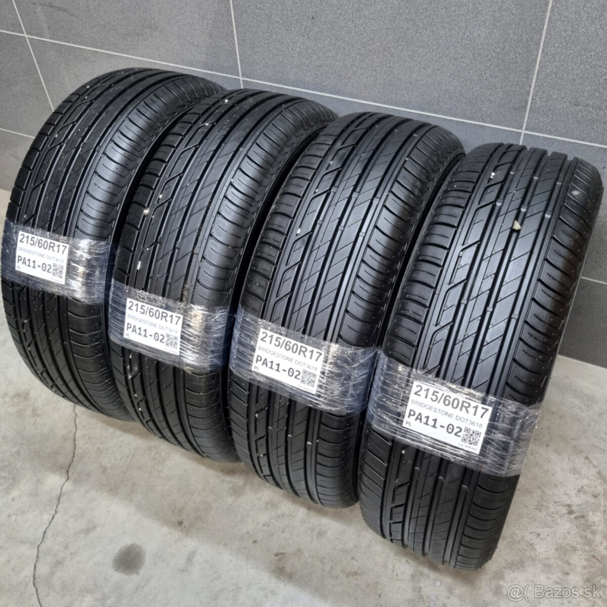 Letné pneumatiky 215/60 R17 BRIDGESTONE - 2