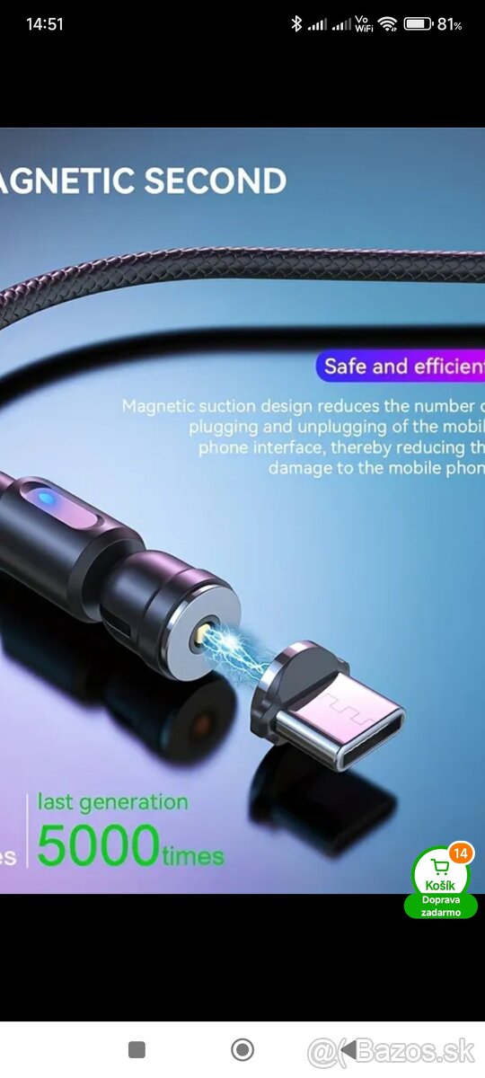 Magnetický kábel - C - 2