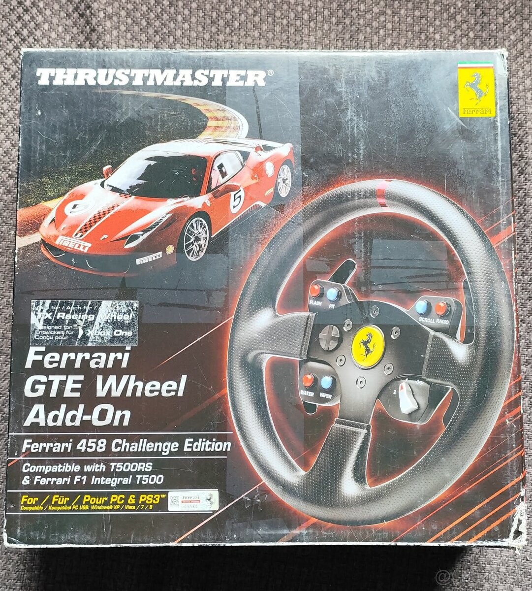 THRUSTMASTER Volant Ferrari GTE Add-On - 2