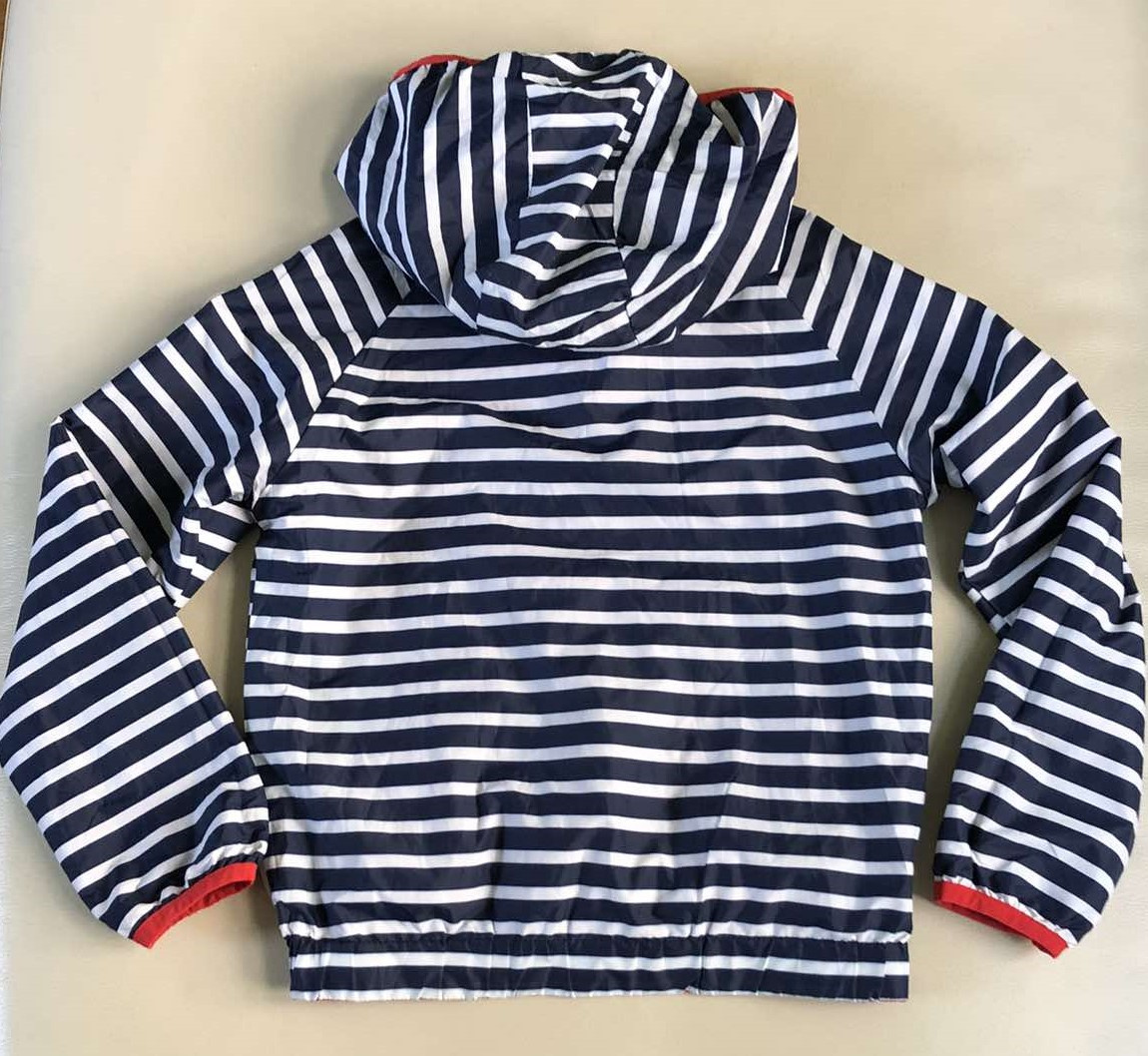 122/128 obojstranna prechodna bunda,7-8 r. - 2