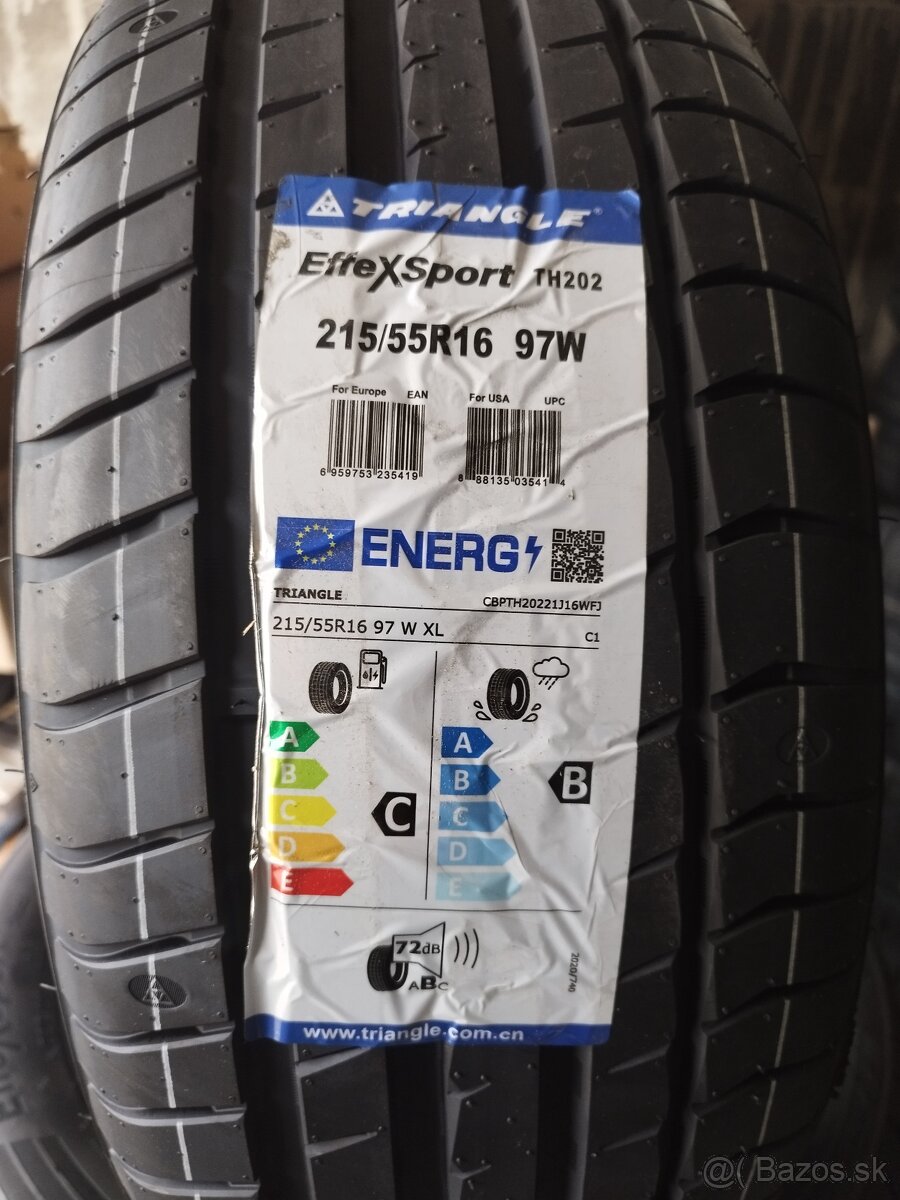 Letné pneumatiky 215/55 R16 - 2