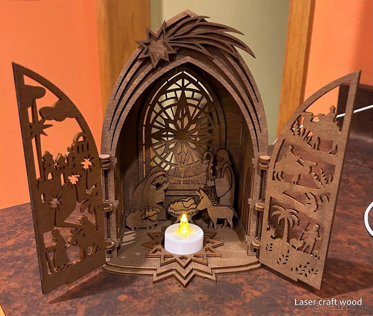 Betlehem Drevený vianočný - 2
