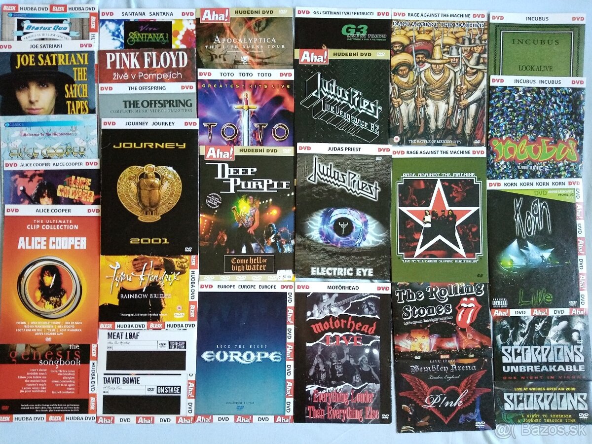 Orig.DVD rock hudba (posetky-i nerozbal.) od 2 eur - 2