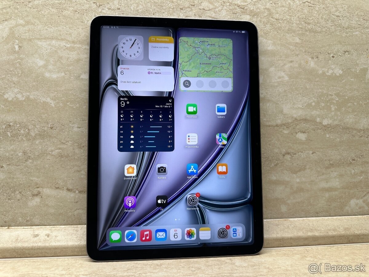 Apple iPad Air 11 M2 128 GB Wi-Fi Space Grey , záruka - 2