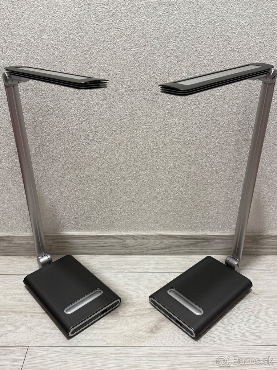 MAUL Desk lamp MAULpure LED 6.500 K dimmable base silver - 2