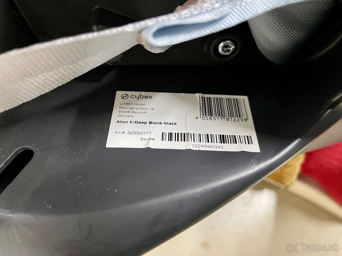 Autosedačka Cybex Aton 5 s bázou na isofix - 2