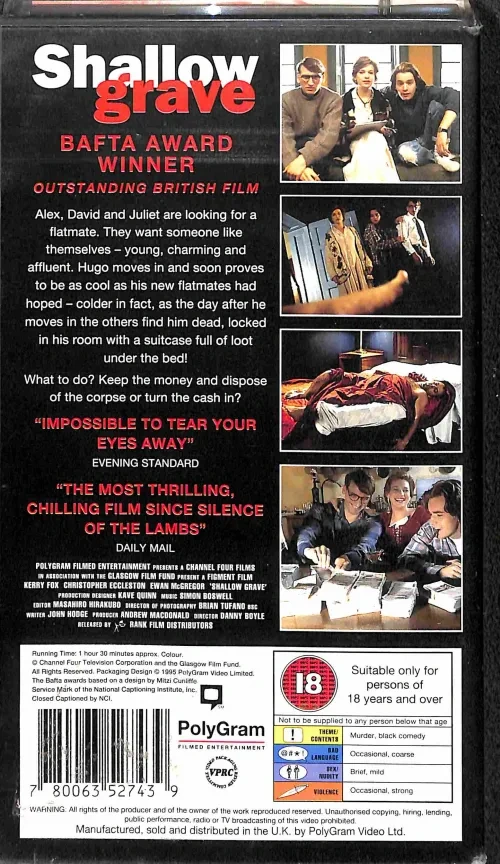 VHS - Shallow grave - 2