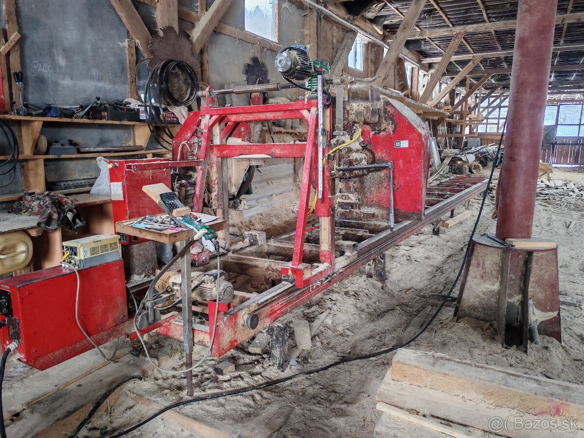 Kmeňová píla, gáter, pásová píla 9m - 2