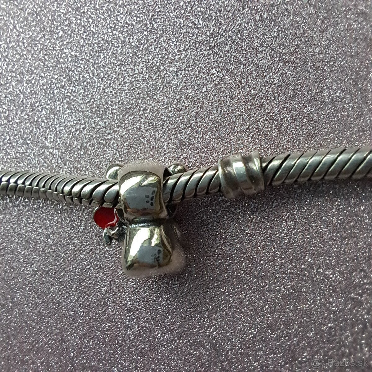 Prívesok Macko s Ružou - 2