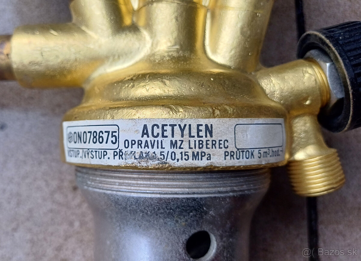 Acetylen redukčný ventil / budík - 2