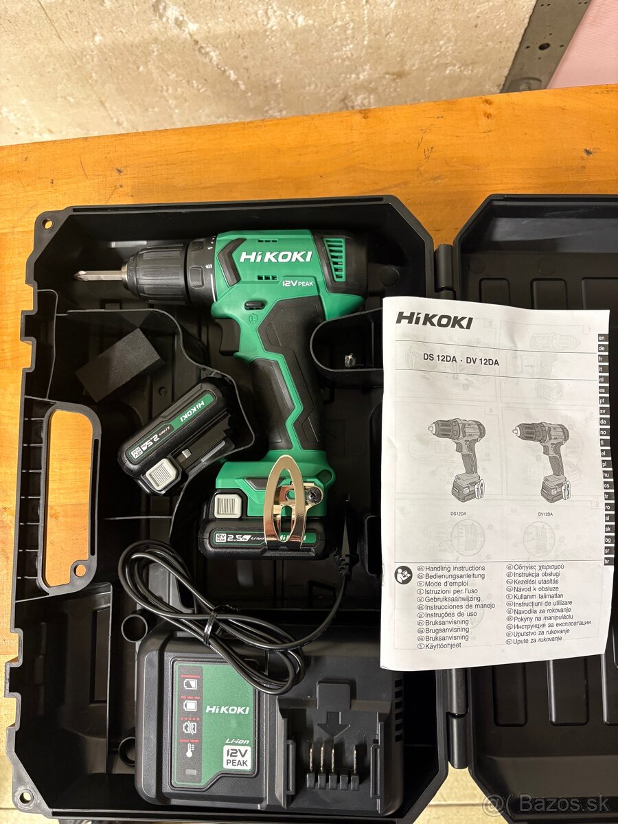 HIKOKI DS12DA – 12V aku vŕtačka / skrutkovač (NOVÁ) - 2