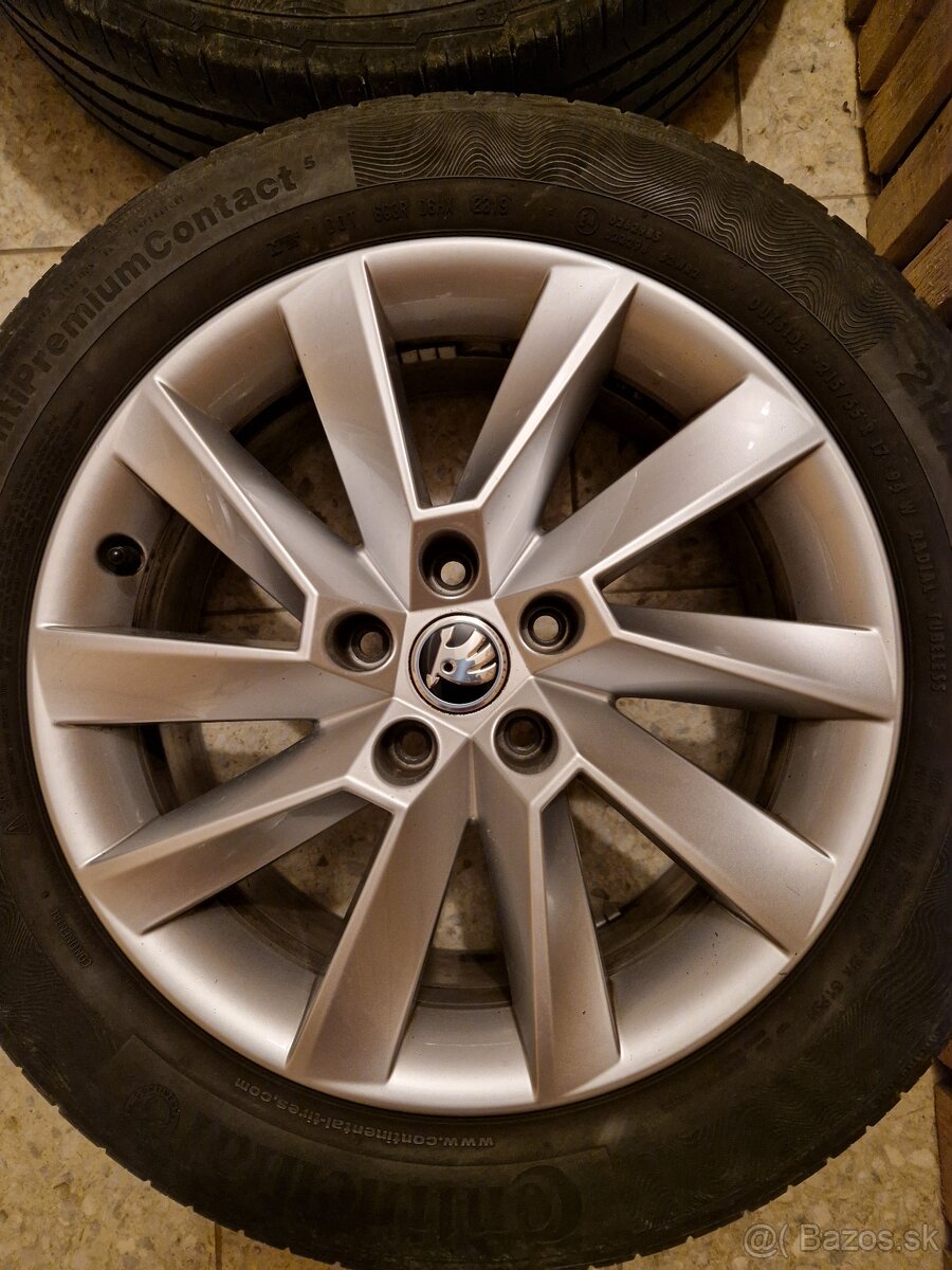 5x112 r 17 originál disky Škoda - 2