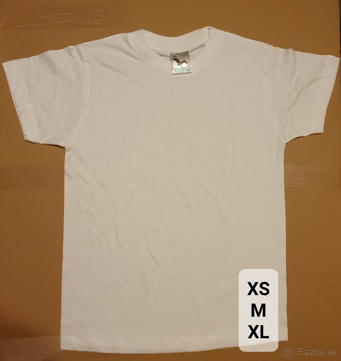 Biele bavlnené tričko - 2