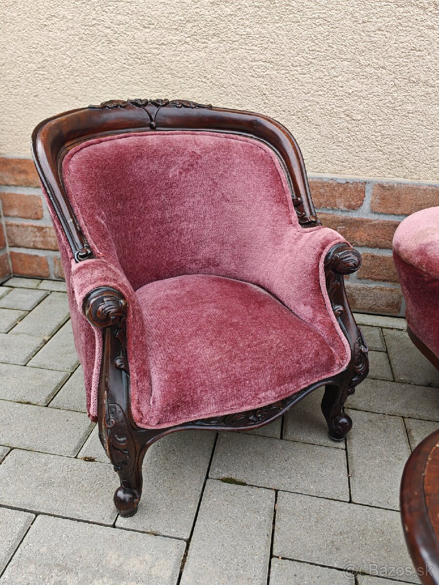 Gauč kreslo a stolík - 2