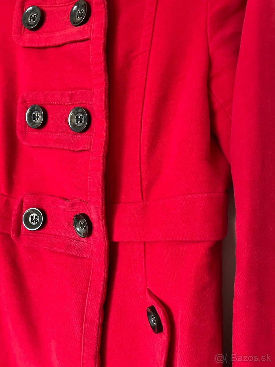 Predám dámsky podšitý prechodný kabát zn. MANGO. - 2