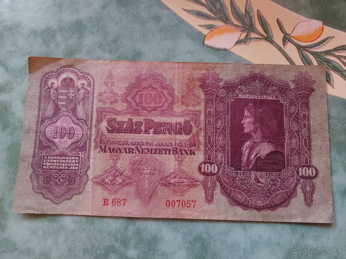 Stare madarske bankovky - 2
