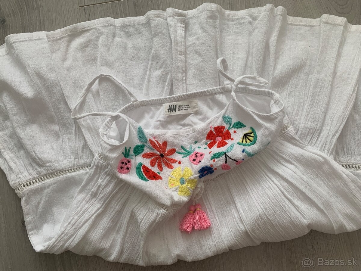 Detské šaty zn. H&M veľ. 104 a 116 - 2