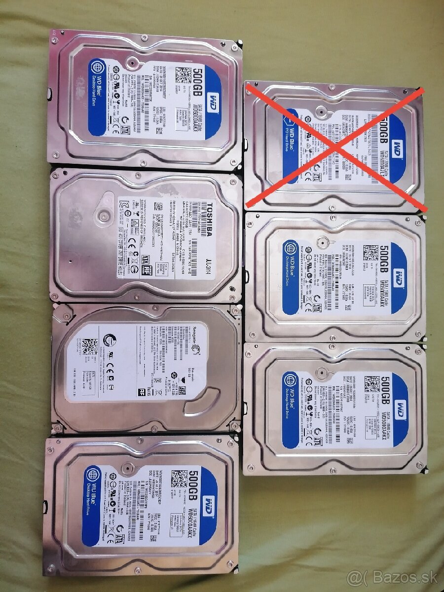 500GB HDD 3, 5" a 2,5" - 2