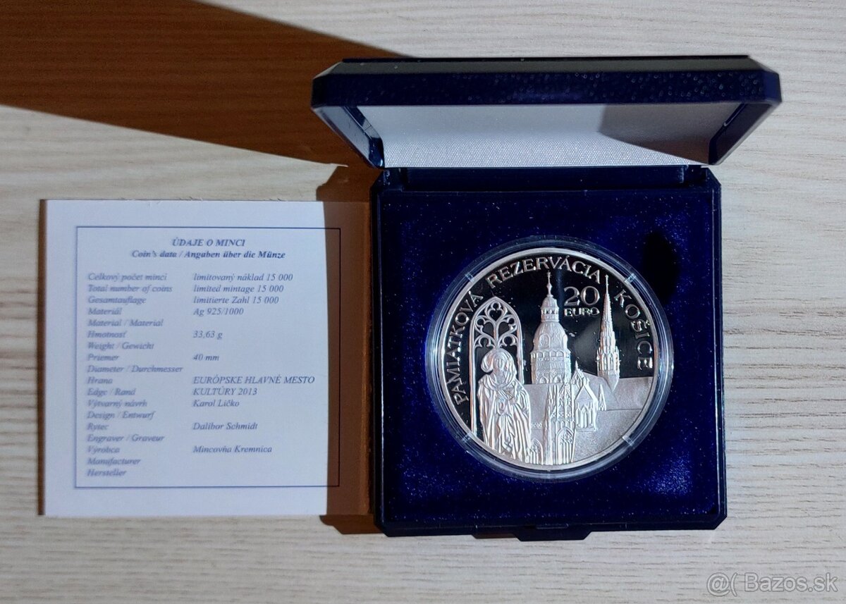 20 Euro 2013 Košice proof - 2