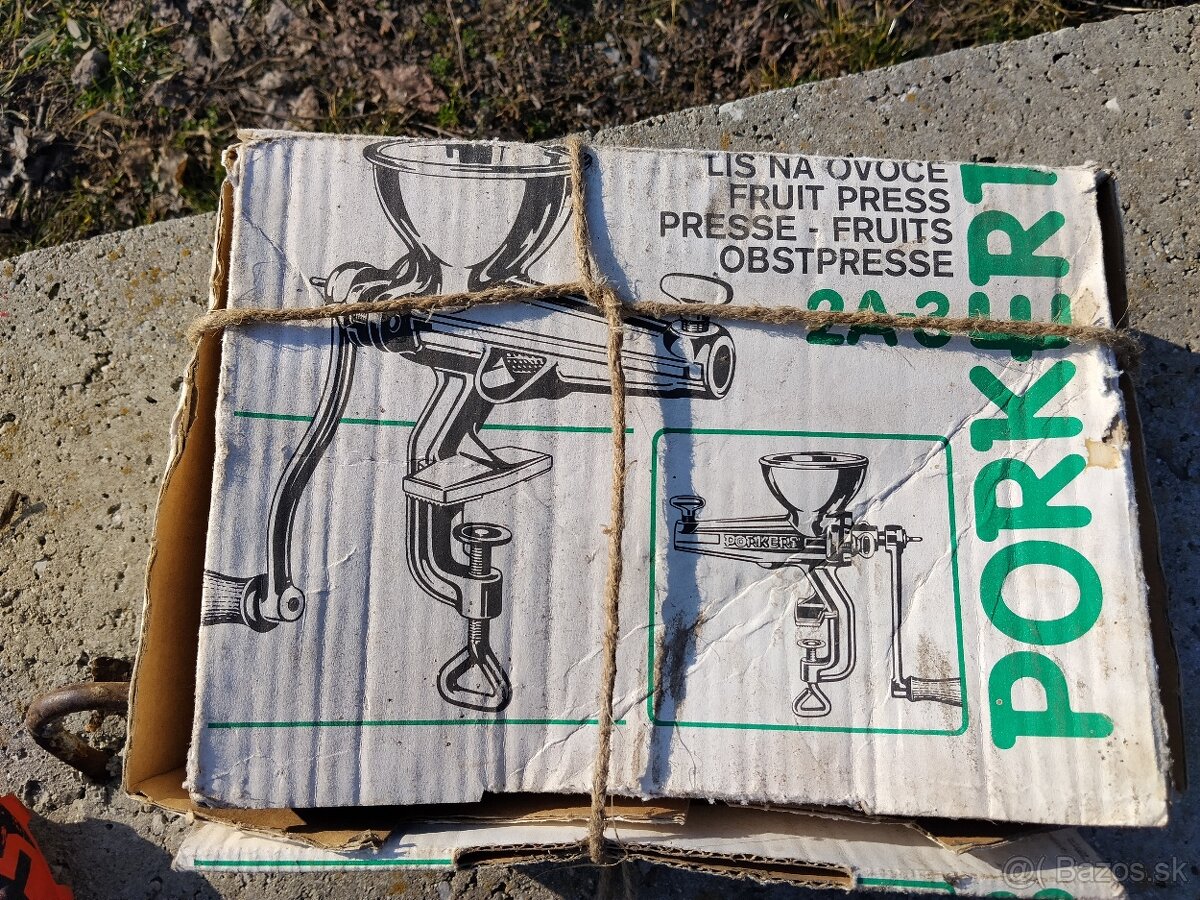 Odšťavovač Porkert 2A-3 - 2