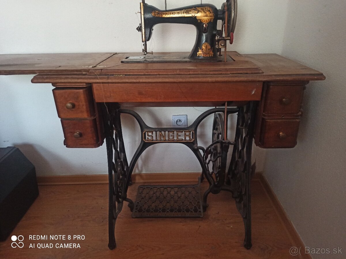 Retro Singer šijací stroj - 2