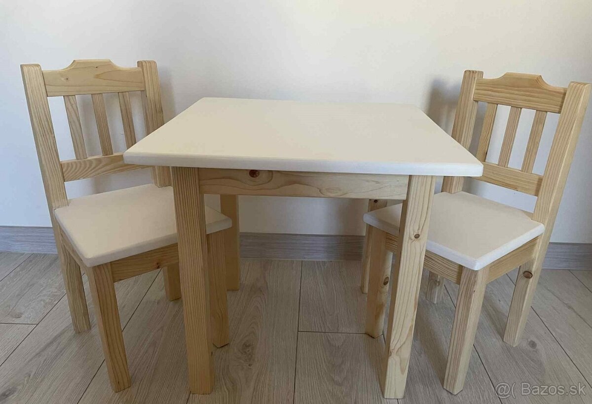 Detský set-stolík a 2.stoličky - 2