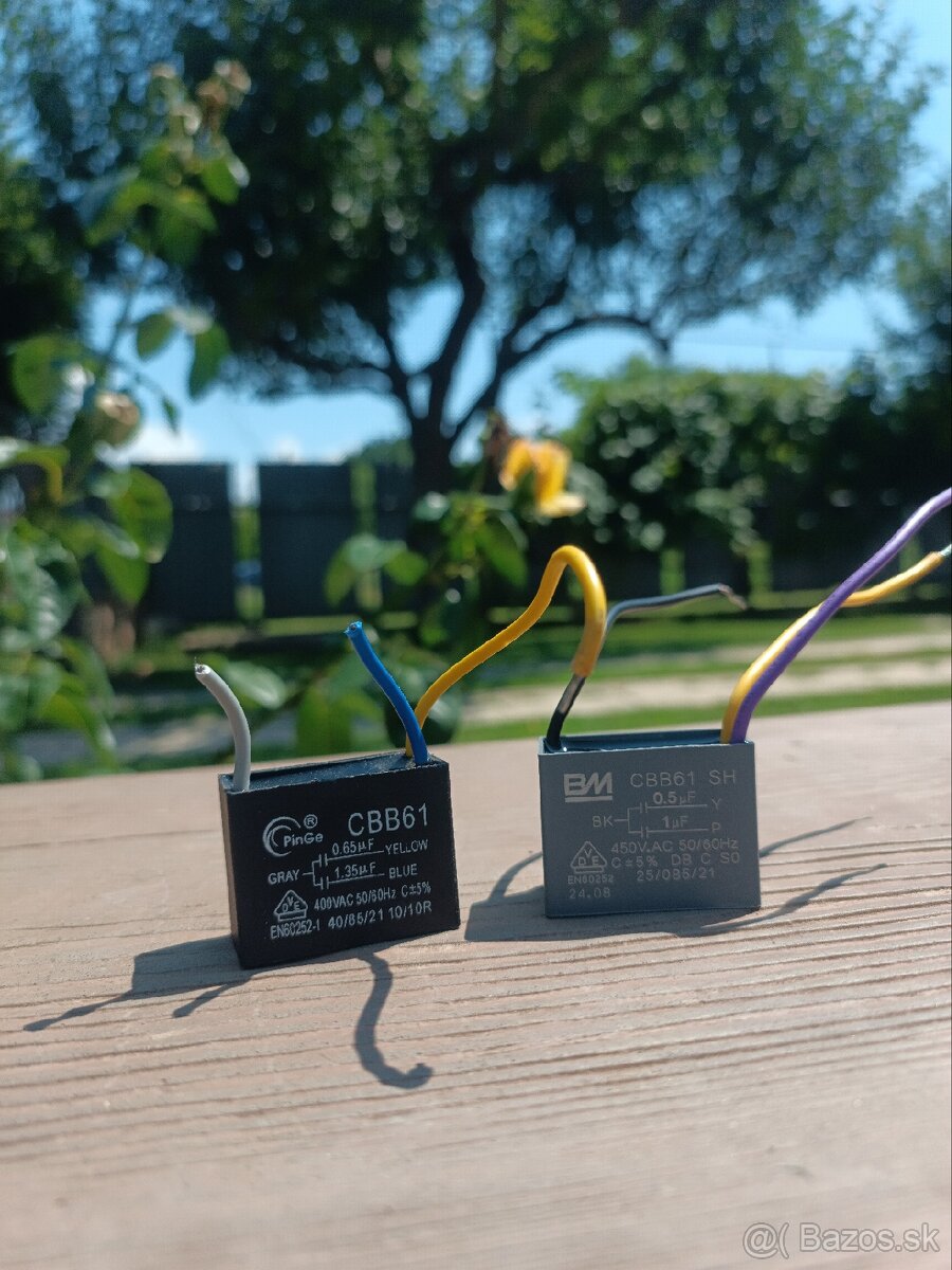 Kapacitor CBB61 450V - pre jednofázové motory - 2