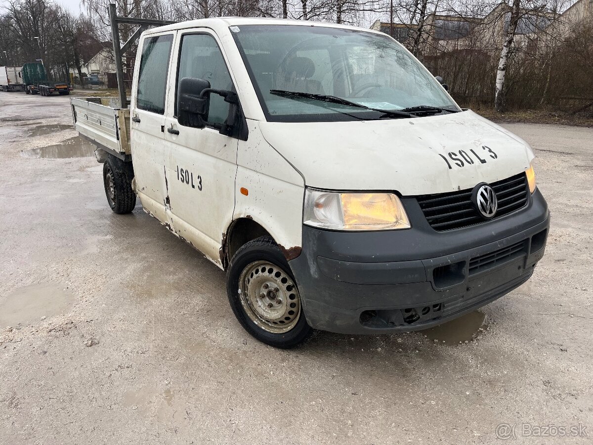vw t5 transporter DOKA 2.5 96kw - 2