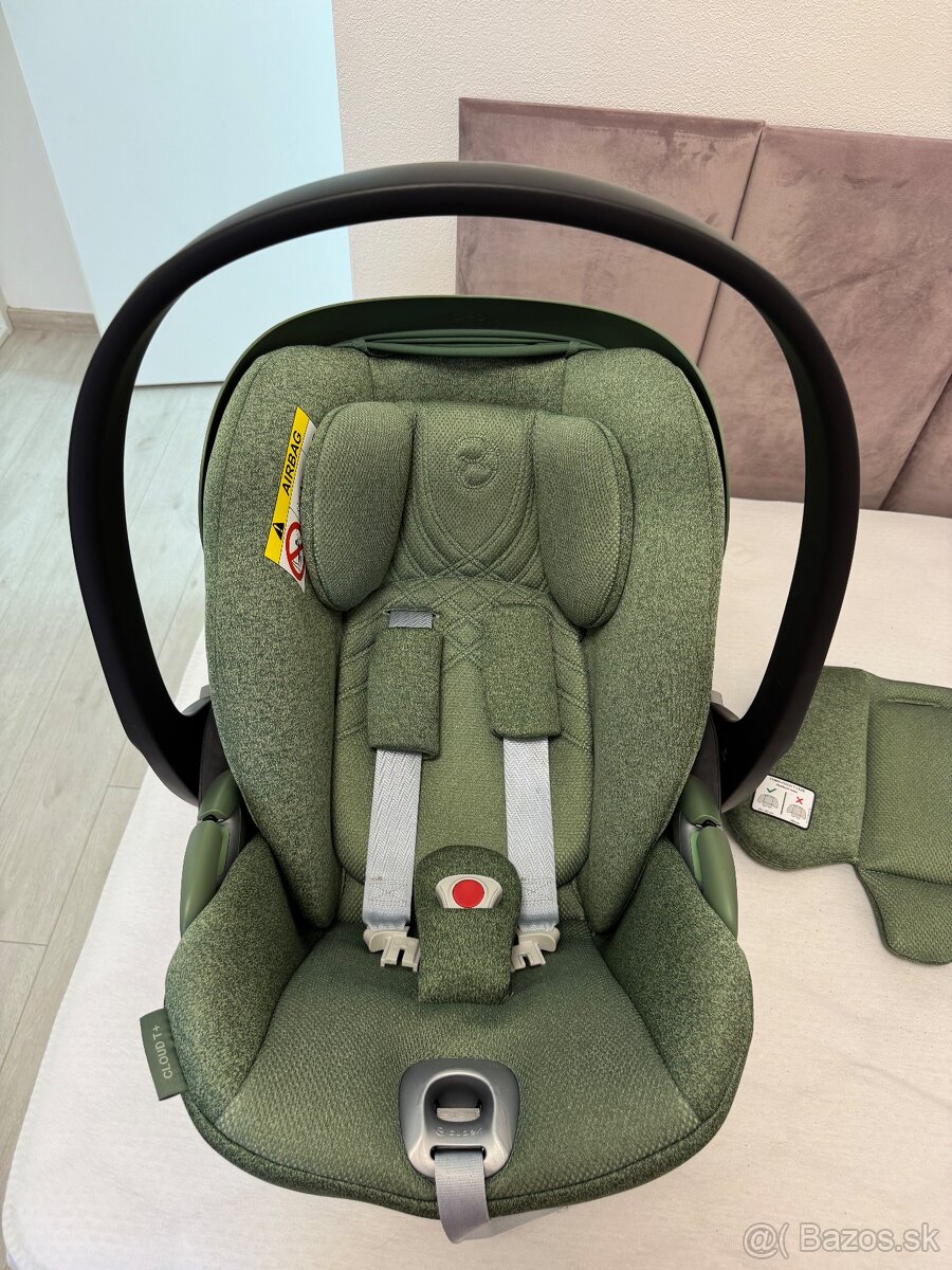 Autosedačka Cybex Cloud T i-Size Plus Platinum Green - 2