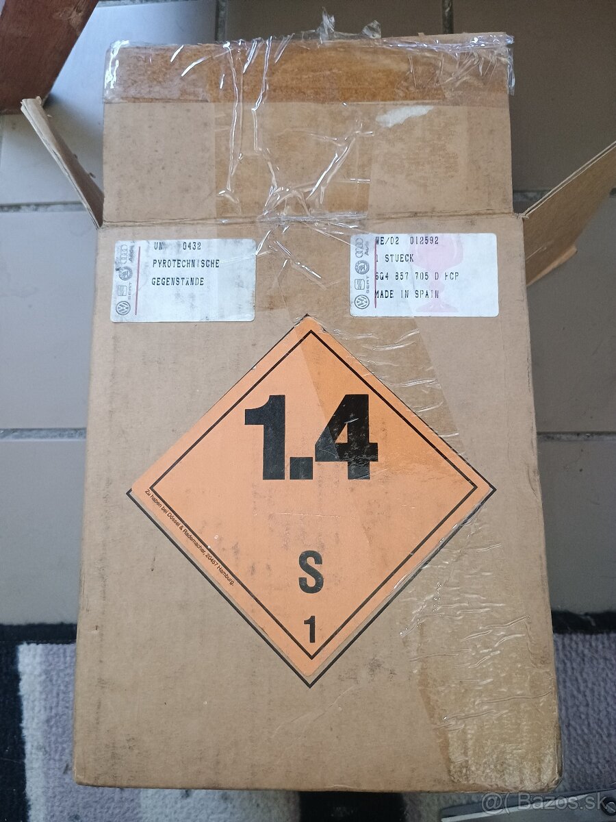 Bezpečnostný pás vodiča 6Q4 857 705D - 2