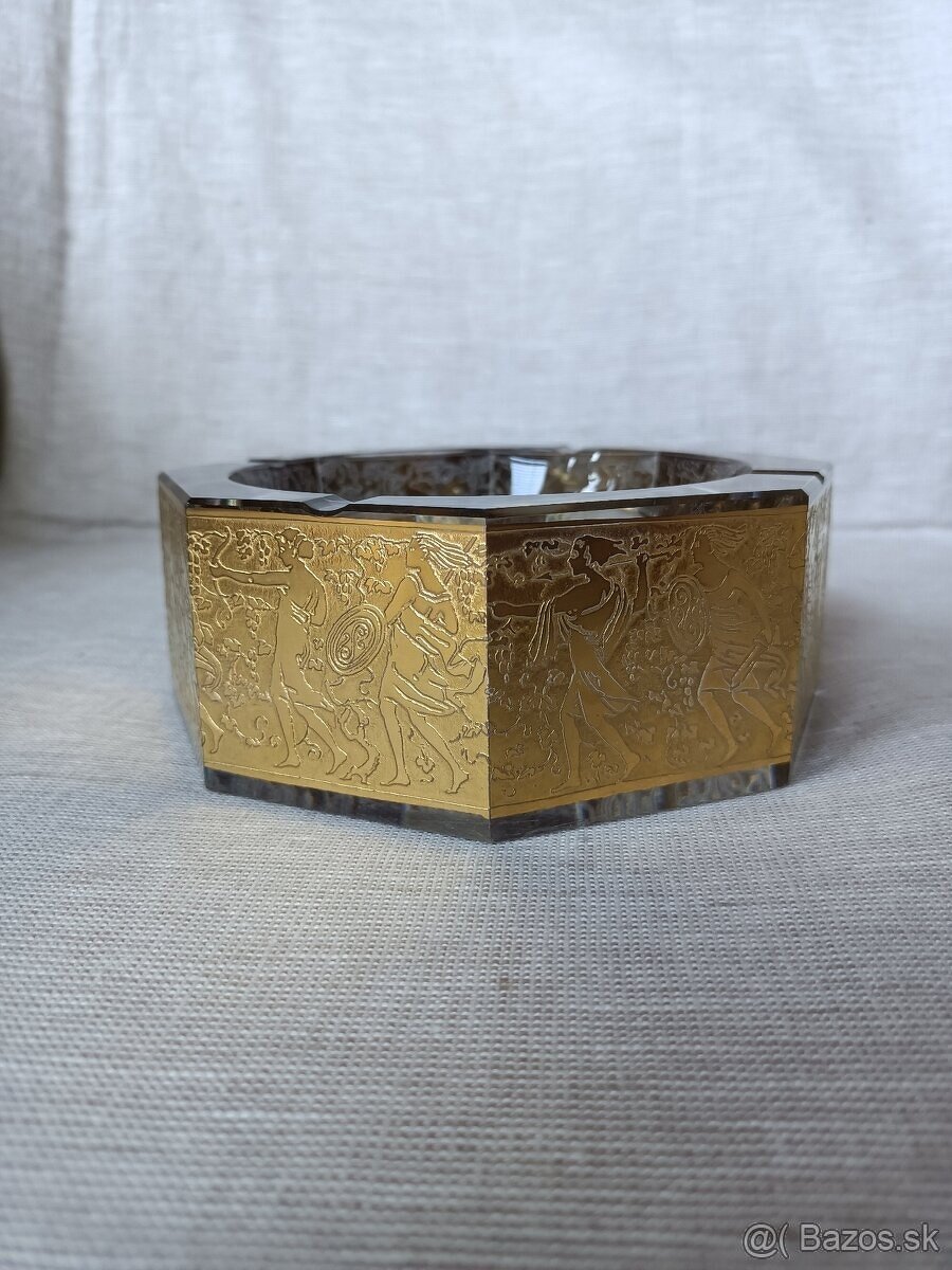 Moser popolník art deco - 2