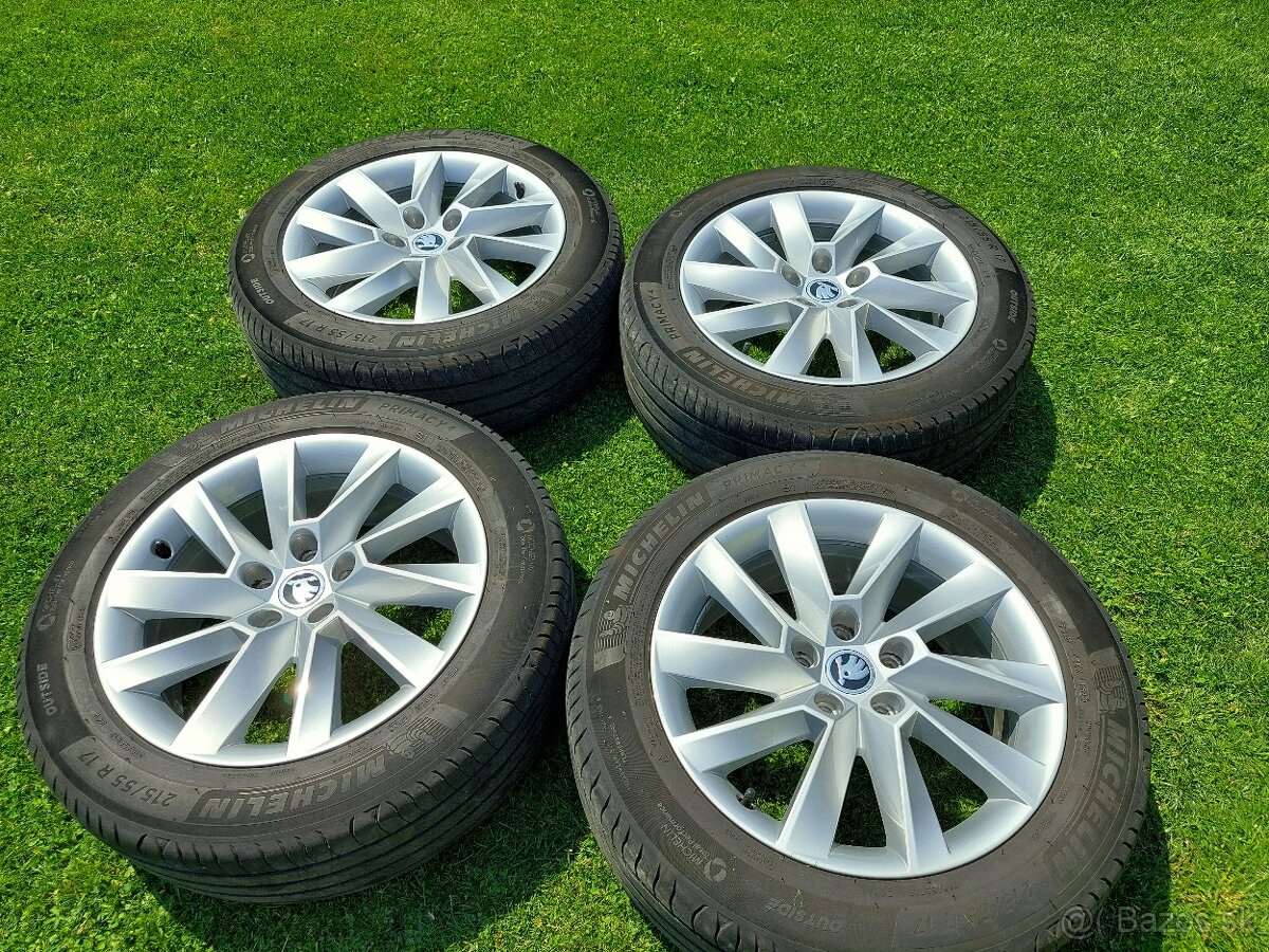 5x112 R17 Letna Sada pneu. Michelin TOP STAV. - 2