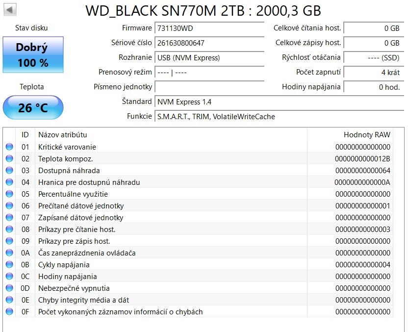 WD black SN770M 2TB - 2