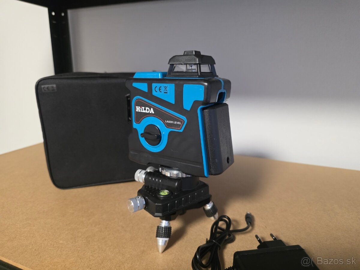 Krížový laser 3D Hilda 12 línií, zelený - 2