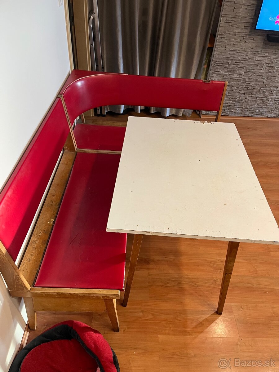 Rohova lavica + stôl - 2