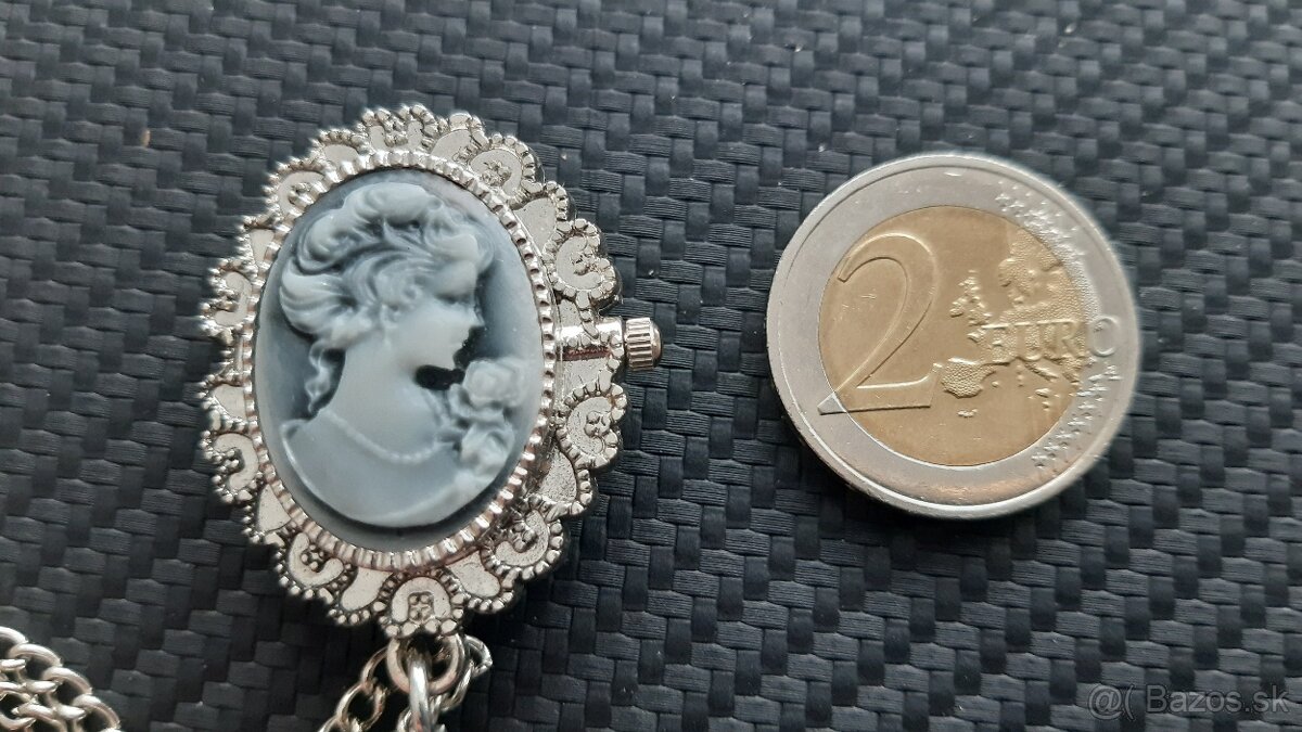 Dámsky náhrdelník-hodinky - 2