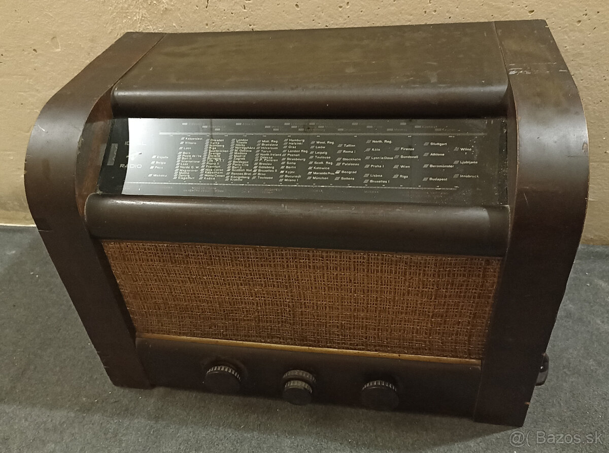 Staré retro rádio Ideal Radio Rigoletto-Super S577 - 2