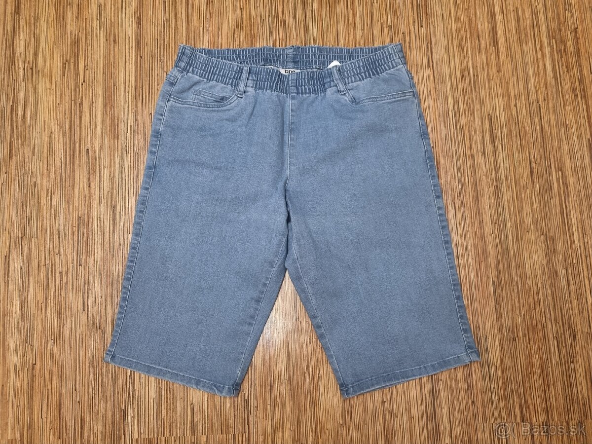 SET Čierne a modré strečové bermudy Bonprix - 2