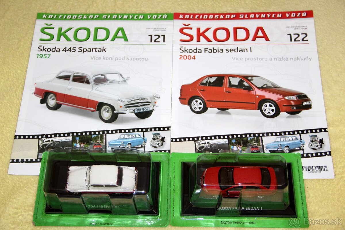 Škoda Kaleidoskop slávnych vozidiel DeAgostini 1:43 - 2