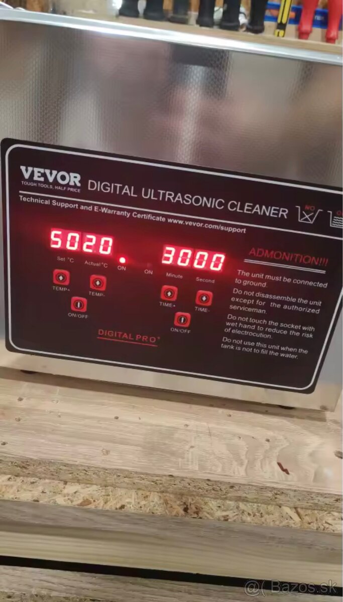 VEVOR ULTRAZVUKOVÁ ČISTIČKA - 2