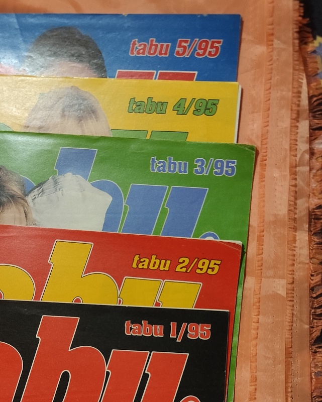 Tabu časopisy 1995 - 2