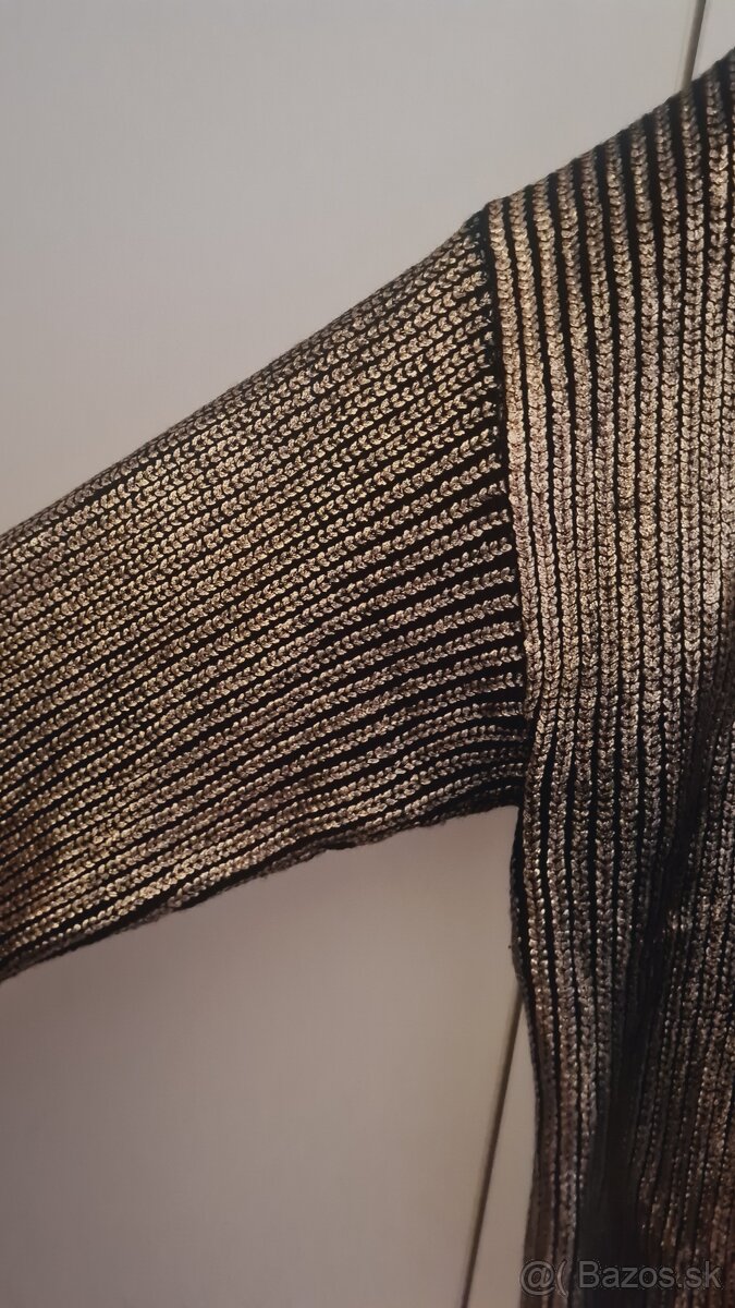 Zlato-čierny sveter - 2