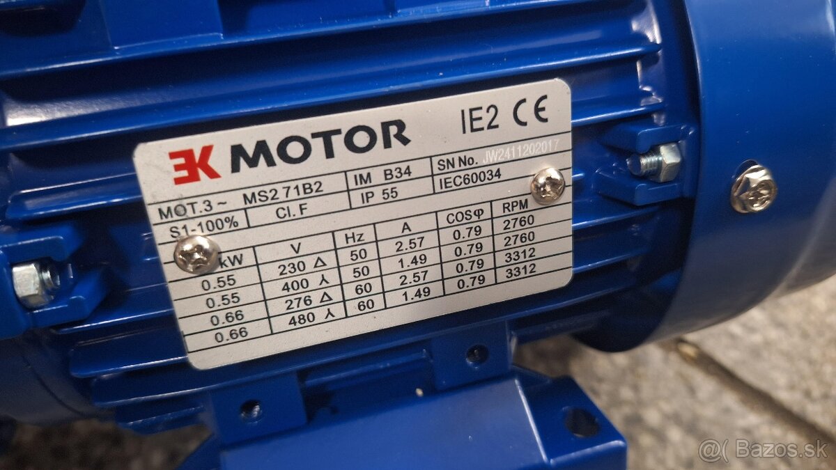 Elektromotor s prevodovkou - 2