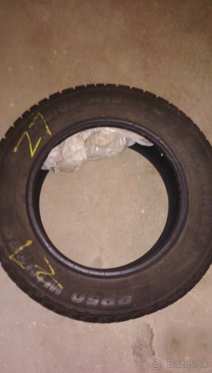 4 zimné pneumatiky, 195/65/R15, dobrý profil - 2