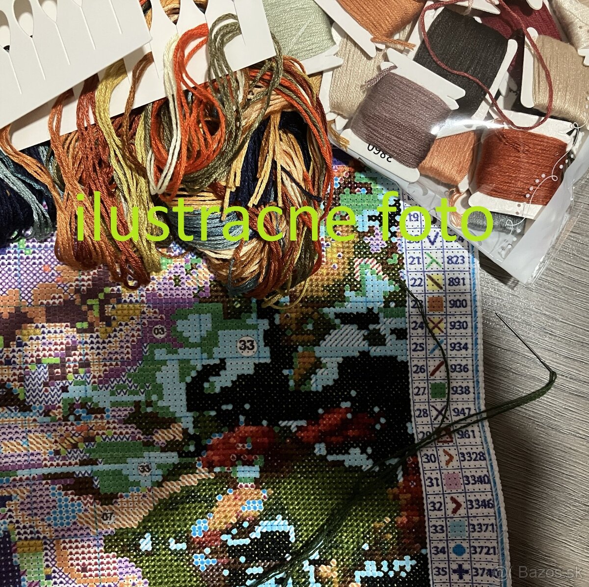 Sada na krizikove vysivanie - Zvieratka animovane - 2