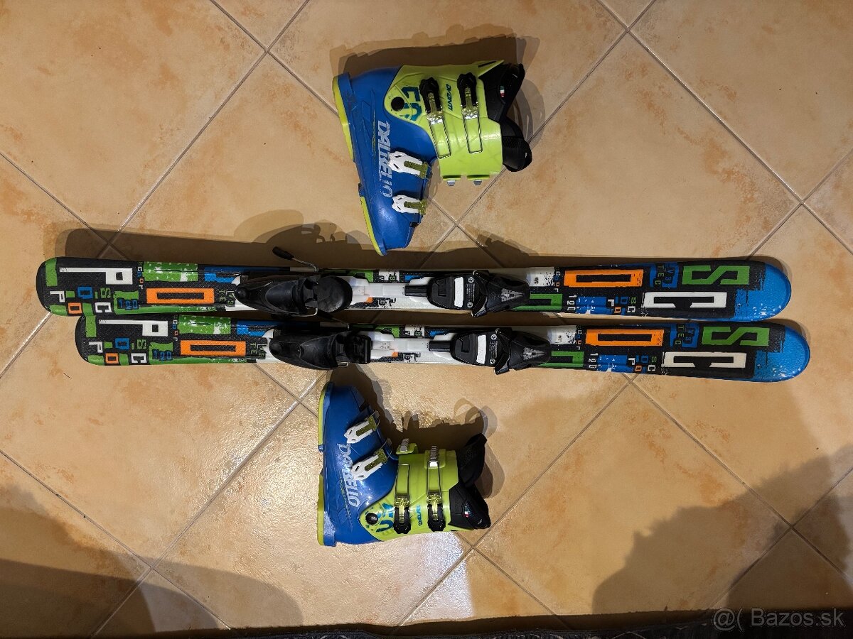 Ponúkam lyžarsky set (lyže 120cm a lyžiark 23,5cm) - 2