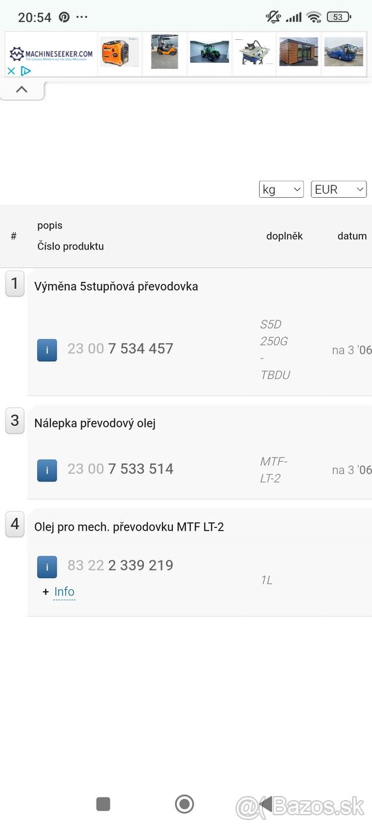 Prevodovka bmw1 e87 - 2