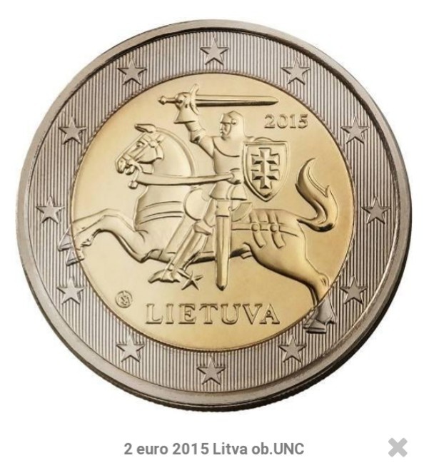 dvojeurové mince 2e - 2